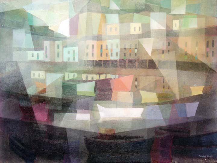 21 Puerto antiguo San Sebastian 73x60cm.