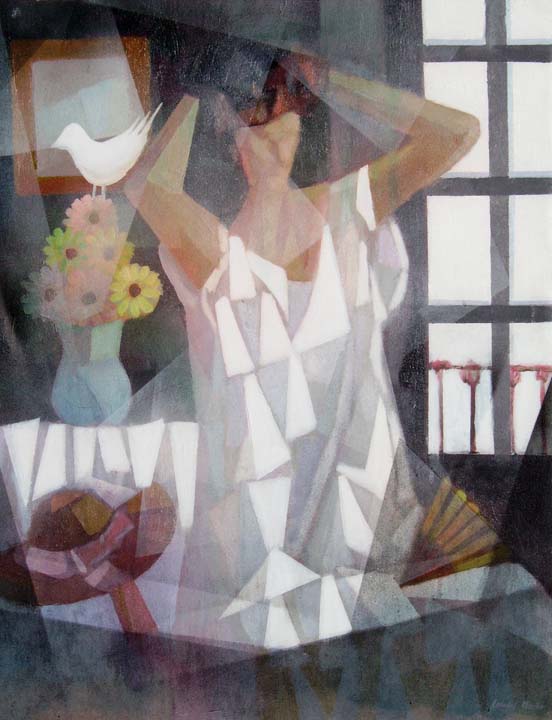 25 Mujer con Paloma 73x60cm.