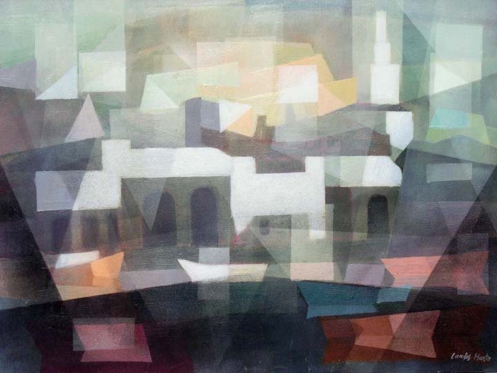 31 Puerto de Getxo Bilbao 65x54cm.