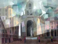 08 Jardines de Albia Bilbao 65x54cm.