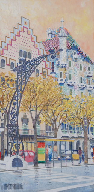 08. Casa Batllo 54x27cm.