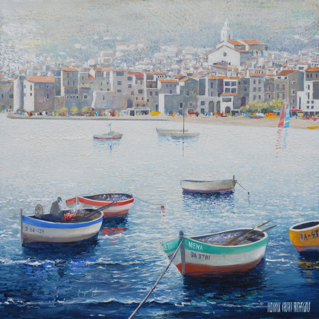 18. Cadaques 60x60cm.