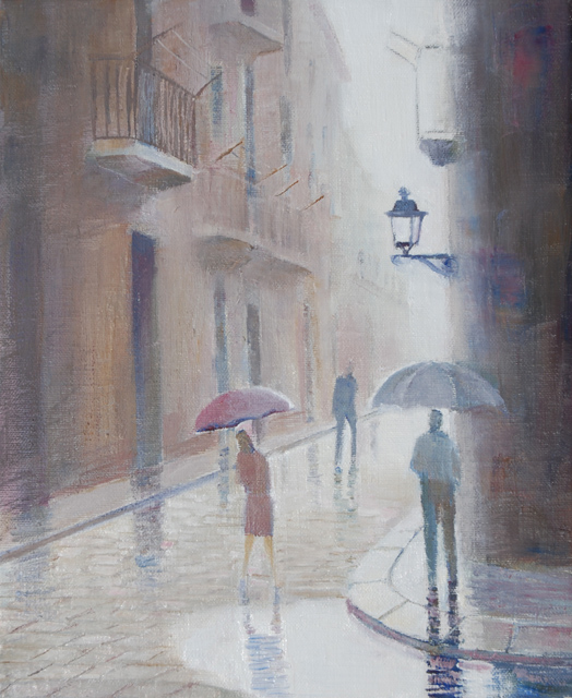 24. Lluvia 27x22cm.
