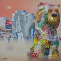 31. El puppy 100x100cm.