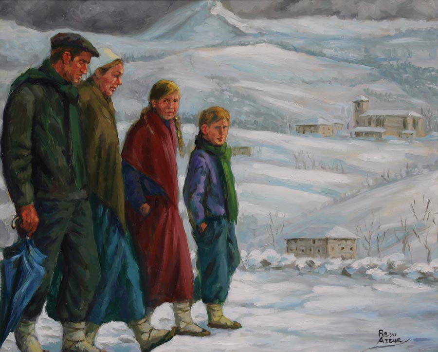 04 Okendo nevado o.l. 61x50 cm.