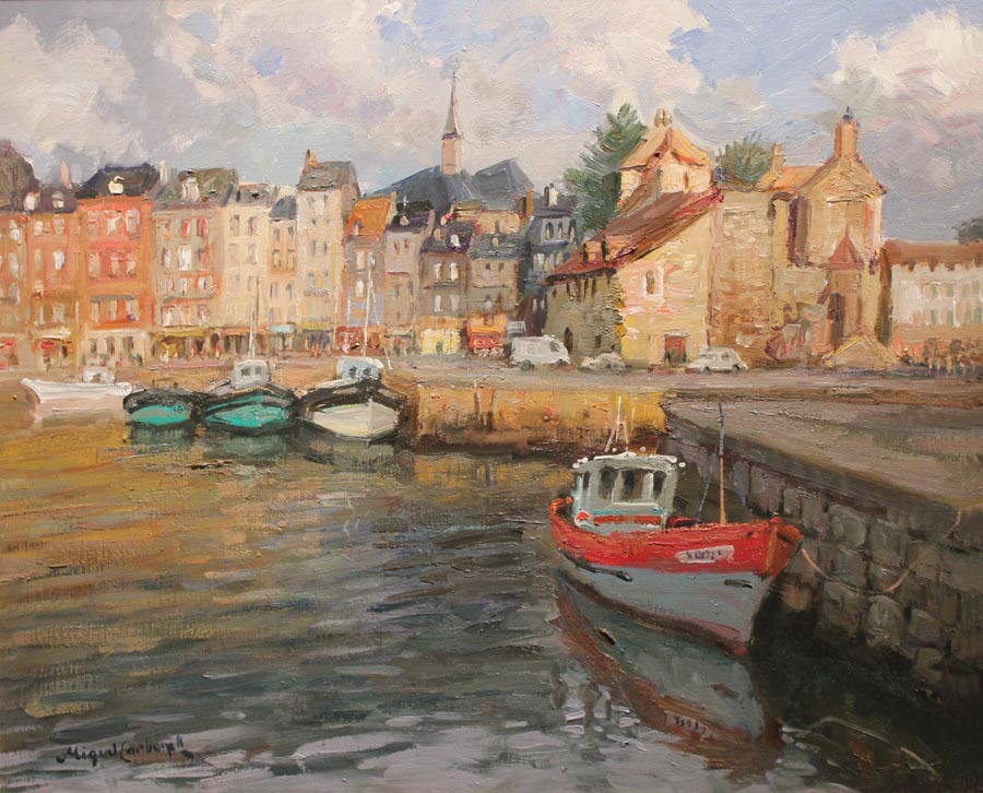 17 Puerto Honfleur-Normandia 61x50cm.