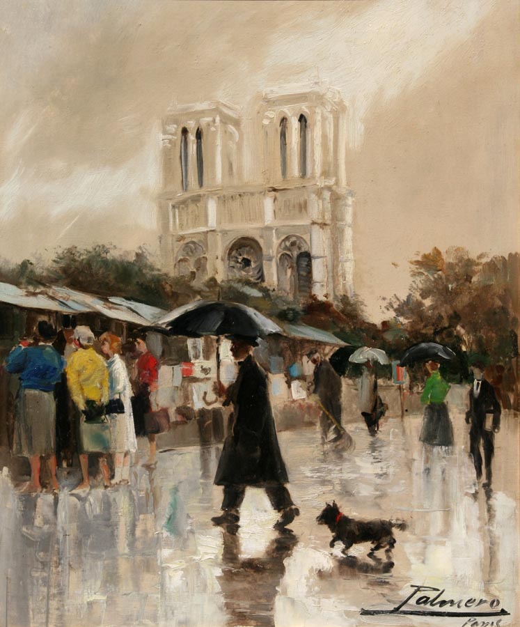 68 Notre Dame Paris o.l. 61x50 cm.
