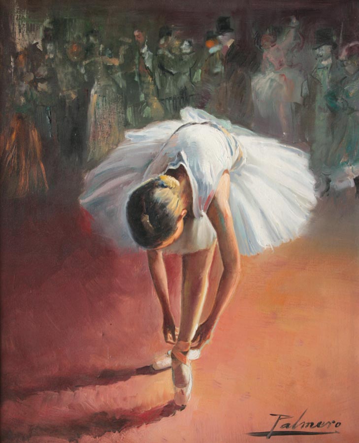 69 Bailarina o.l. 60x73 cm.