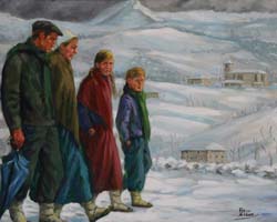 04 Okendo nevado o.l. 61x50 cm.