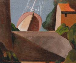 13 El astillero o.l. 46x38 cm.