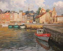 17 Puerto Honfleur-Normandia 61x50cm.