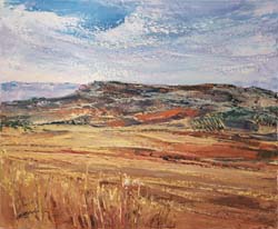 28 Tierras Alcaraz o.l. 65x54 cm.
