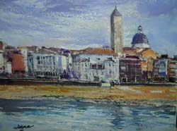 31 Playa- Las Arenas o.l. 61x50 cm.