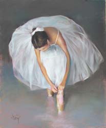 36 Retoques para el ballet Pastel 61x50 cm.