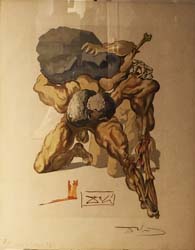 67 Avari e prodigos Litografia 53x26 cm.