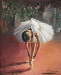 69 Bailarina o.l. 60x73 cm.
