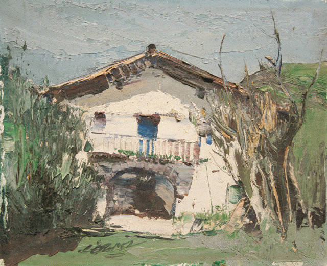 19 Caserio de Oma 27x22cm.