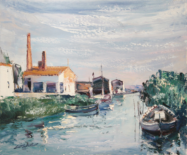 20 En la albufera-Valencia 55x46cm.