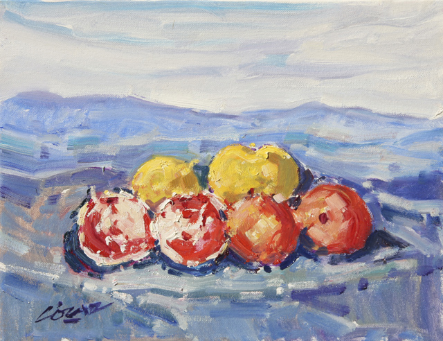 42 Bodegon y montes 35x27cm.