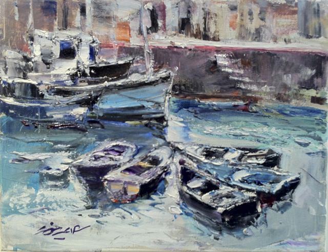 50 Botes Bermeo 35x27cm.
