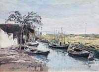 02 Barcas en la Albufera 61x46cm.