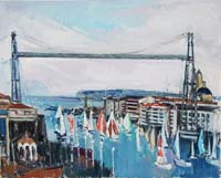 06 Regatas - Las Arenas (Bilbao) 100x73cm.