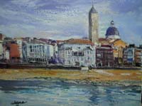 08 Playa- Las Arenas 61x50cm.