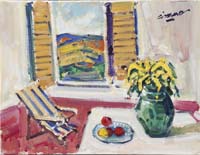 43 Bodegon con tumbona 35x27cm.