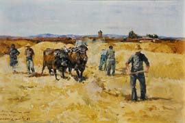 01 Trilla en Catilla-Zamora o.tablex 27x41cm.