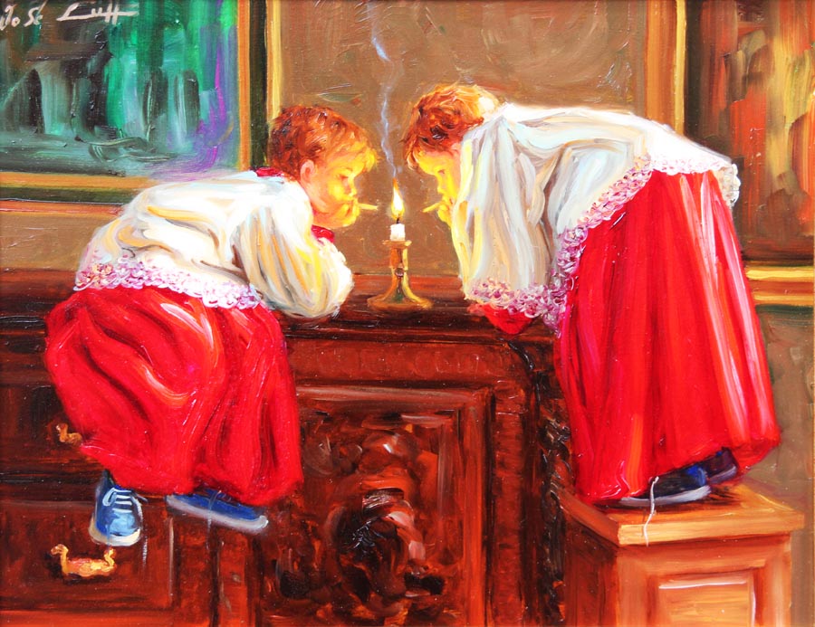 06 La primera vez 36x28 cm.