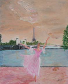 03 Mi primer premio de danza en Paris 100x81cm.