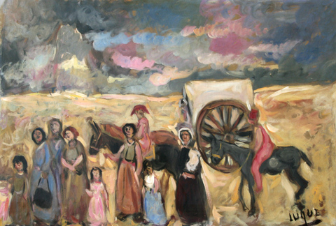 10. 65x46cm. campesions