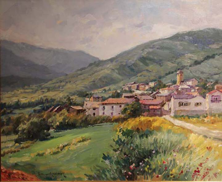 18 Meranges- Pirineo Leridiano 61x50cm.