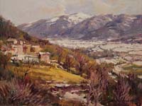 04 Invierno en la Cerdana 35x27cm.