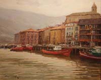 35 Contraluz Puerto Orio 61x50cm.