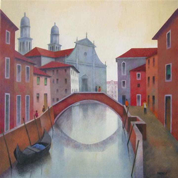 13. Canal veneciano 50x50 cm