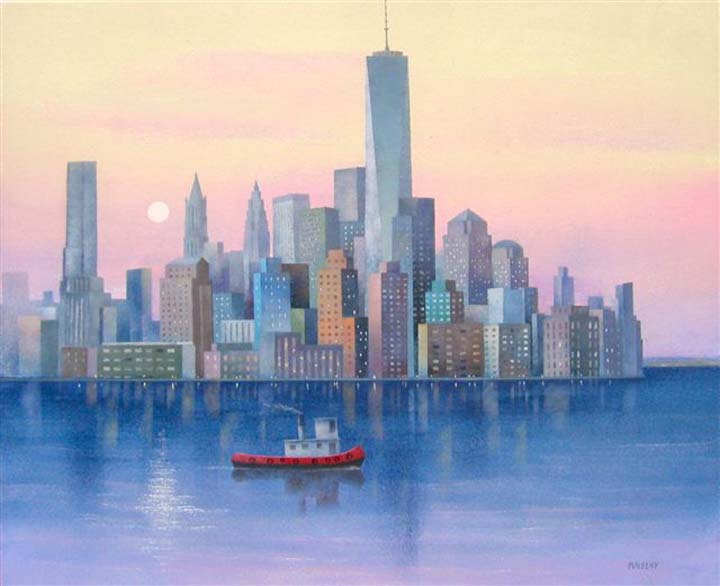9. Amanece en New York 50x61 cm