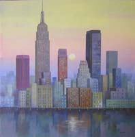 20. Hudson river, NY 40x40 cm