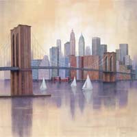 6. Brooklyn Bridge, New York 80x80 cm