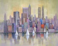 7. Regata en New York 65x81 cm