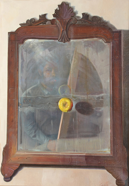 203 Autorretrato oleo sobre lienzo  116x81cm.