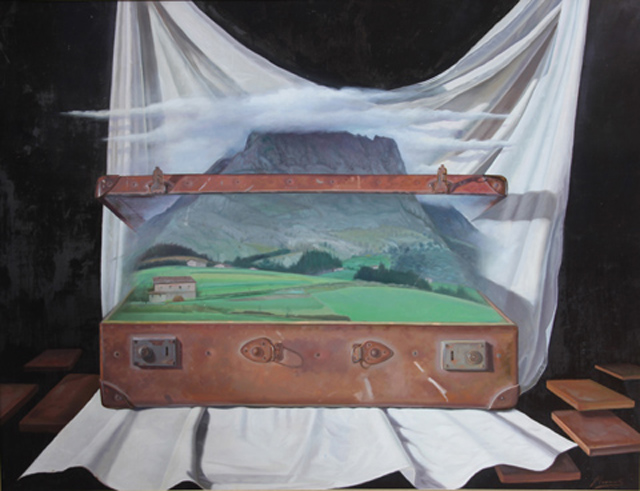 94 Composicion- Urkiola-Bizkaia oleo sobre lienzo 116x89cm,