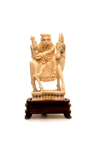 Oriental a lomos de un asno 7 x 3 x 13cm 