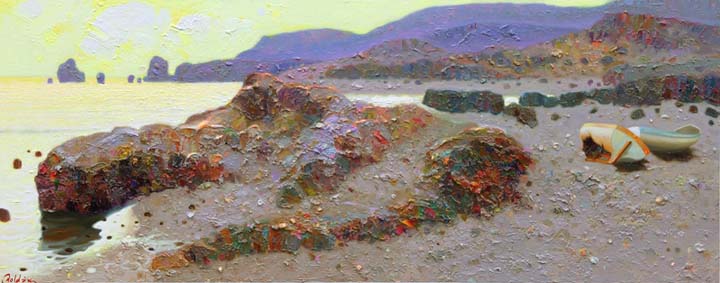 15-Luz de tarde- Cabo de Gata 60x25 cm.