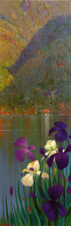 19-El jardin- Lago Como 50x18 cm.