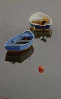 32Calma en la ria- S.Vicente de la Barquera.30x20 cm.