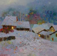 37-Primeras luces Brahecho 20x20 cm.