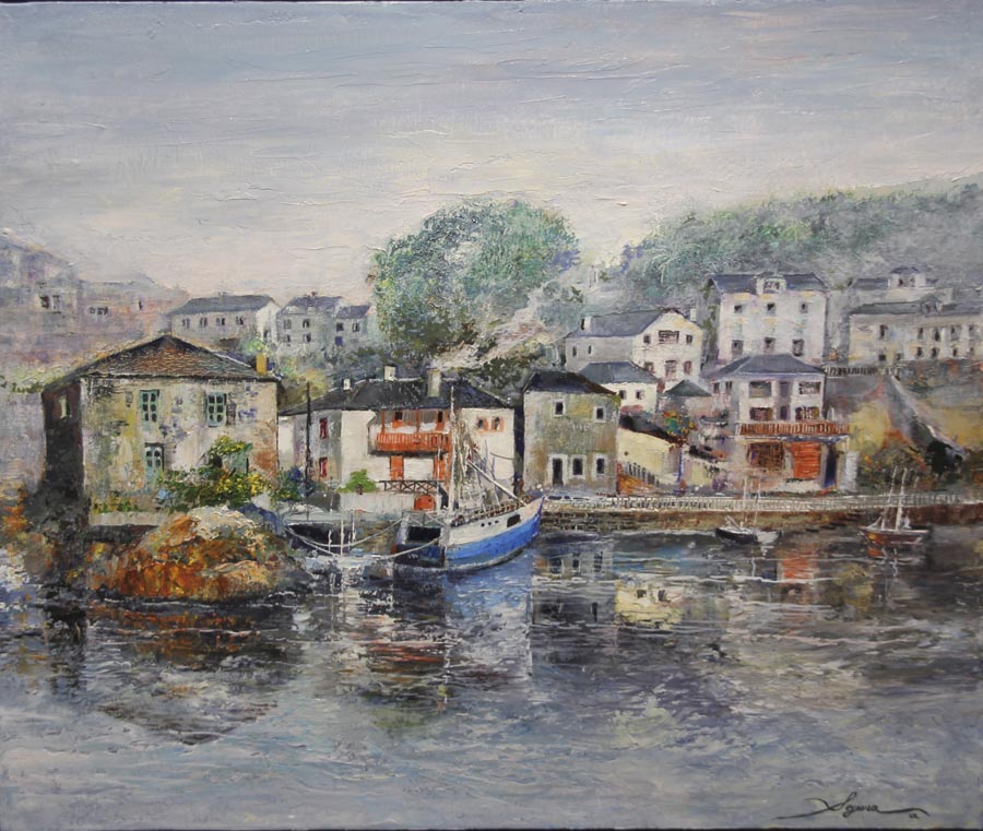 08 Viavelez- Asturias.  54x65cm.