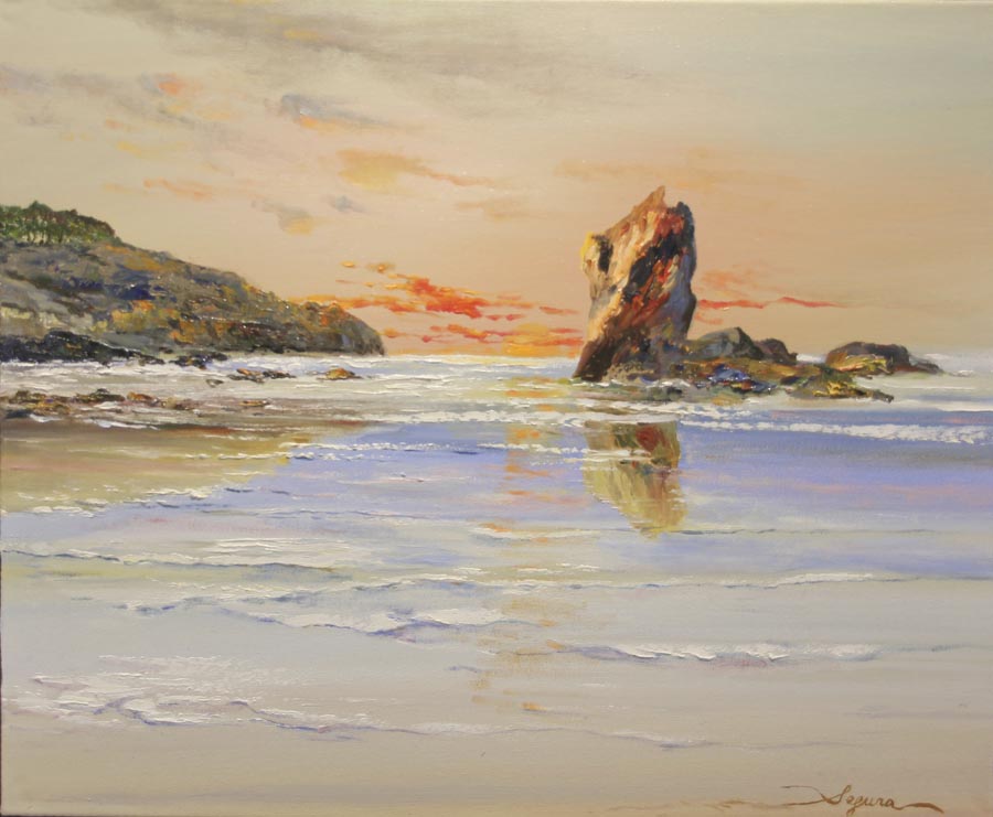 13 Santa Justa Cantabria.  54x65cm.