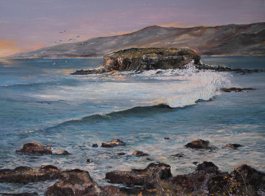 16 Isla Asturias.  65x81cm.